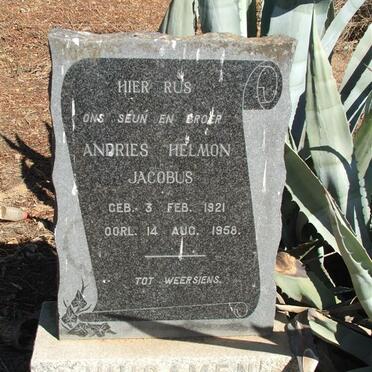 HUISAMEN Andries Helmon Jacobus 1921-1958