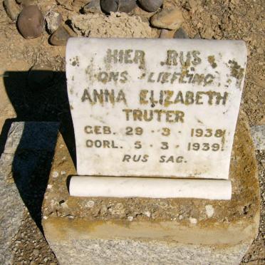 TRUTER Anna Elizabeth 1938-1939