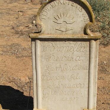 BASSON Petronella Fredrika Lamberdina nee SCHREUDER 1877-1937