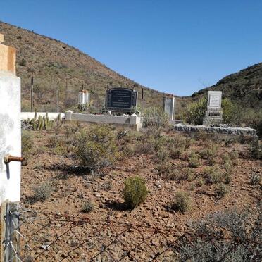 Western Cape, LADISMITH district, La Grange 152_3, Phillena, farm cemetery