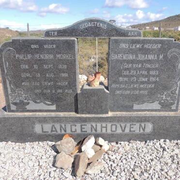 Western Cape, LADISMITH district, Plathuis, Plathuis 134, farm cemetery