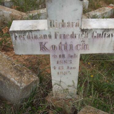 KOTTICH Ferdinand Friedrich Gultav 1883-1884