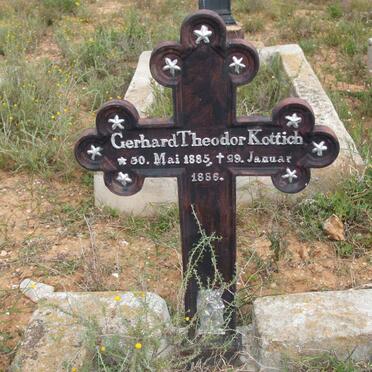 KOTTICH Gerhard Theodor 1885-1886