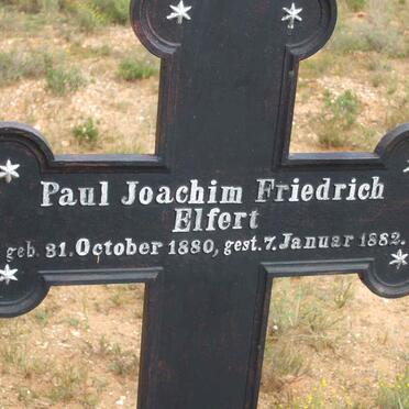 ELFERT Paul Joachim Friedrich 1880-1882