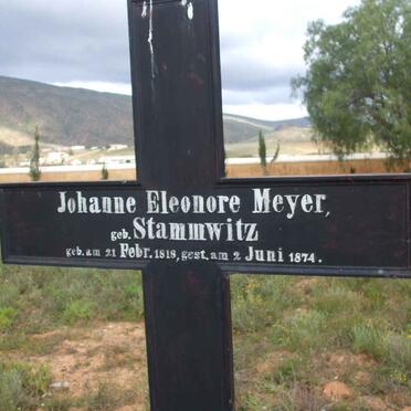 MEYER Johanne Eleonre nee STAMMWITZ 1818-1874