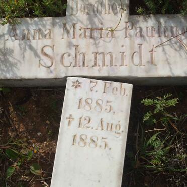 SCHMIDT Anna Maria Pauline 1885-1885