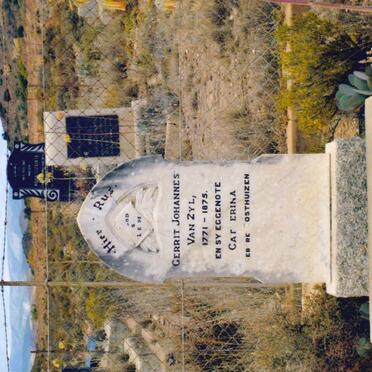 ZYL Gerrit Johannes, van 1771-1875 &amp; Catherina OOSTHUIZEN