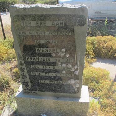 TOIT Wessel Francois, du 1894-1953