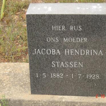 STASSEN Jacoba Hendrina 1882-1928