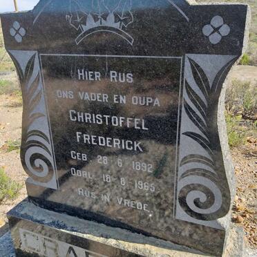 CRAFFORD Christoffel Frederick 1892-1965