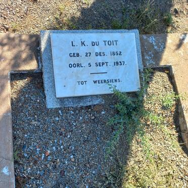 TOIT L.K., du 1852-1937