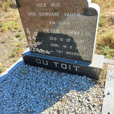 TOIT Pieter Cornelis, du 1900-1973