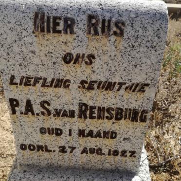 RENSBURG P.A.S., van 1927-1927