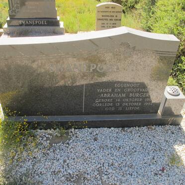 SWANEPOEL Abraham Burger 1911-1982