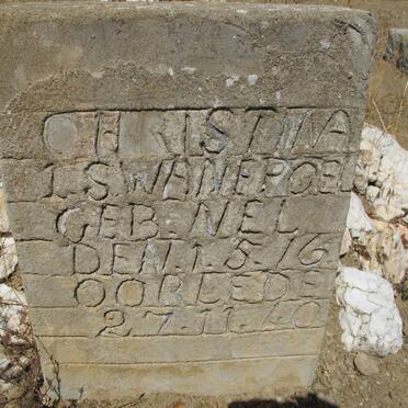 SWANEPOEL Christina I. nee NEL 1916-1940