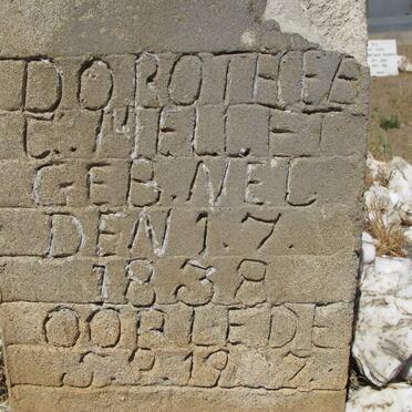 MELLET Dorothea C. nee NEL 1838-19?7