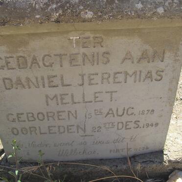 MELLET Daniel Jeremias 1878-1949