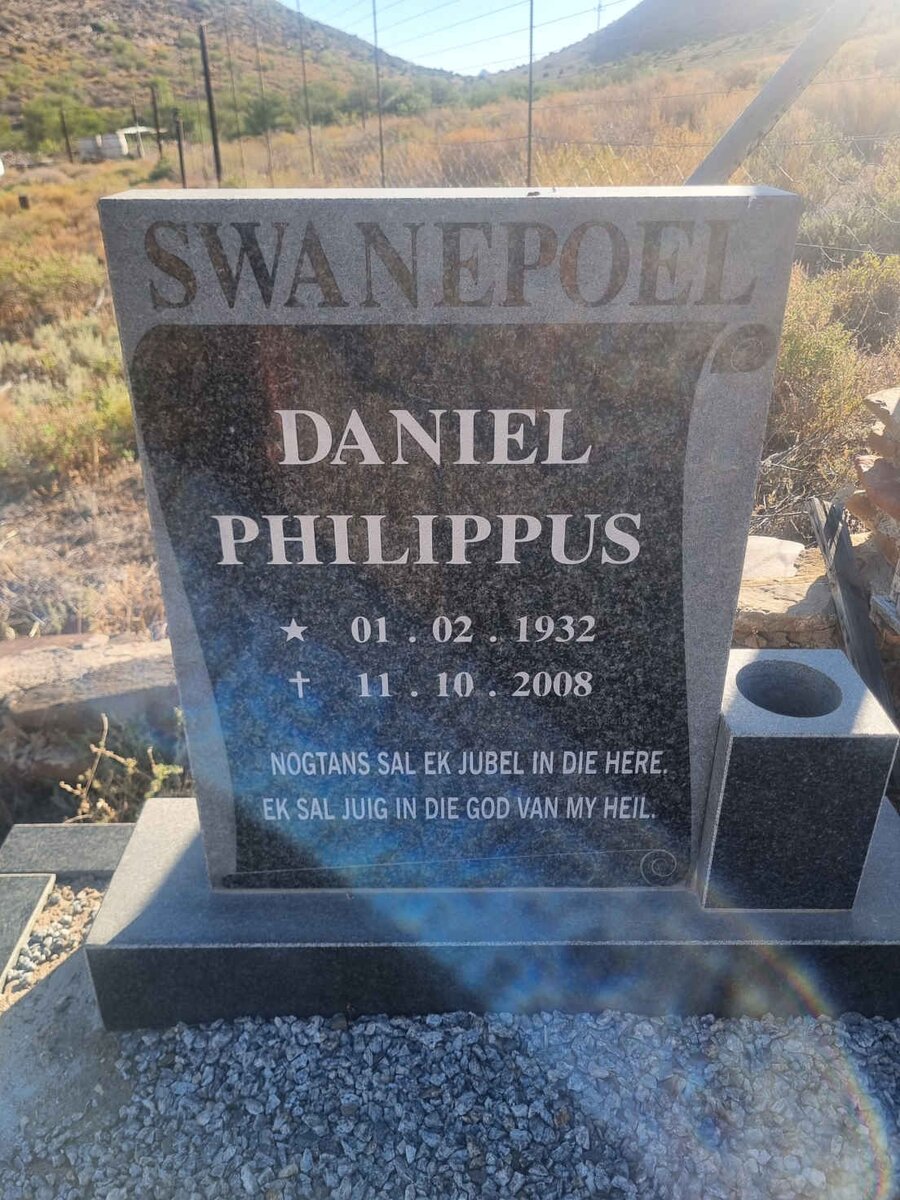 SWANEPOEL Daniel Philippus 1932-2008