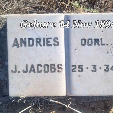 JACOBS Andries 1894-1934