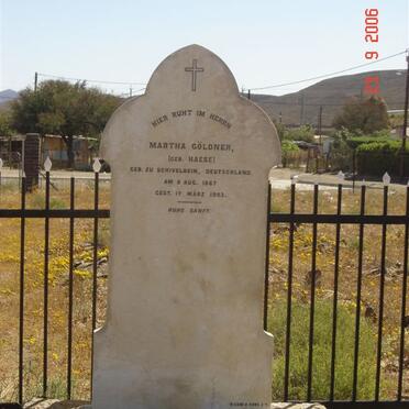 GOLDNER Martha nee HAESE 1867-1902