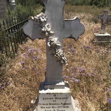 PLUMBLY Charles Spurrell -1898