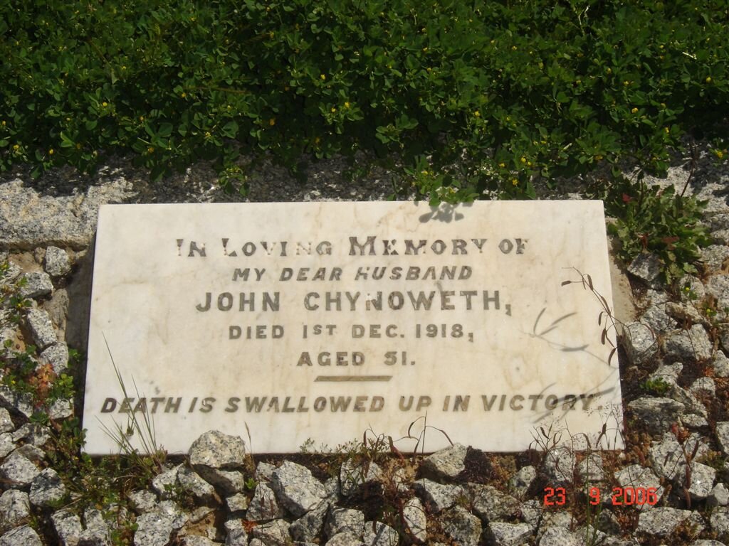 CHYNOWETH John -1918