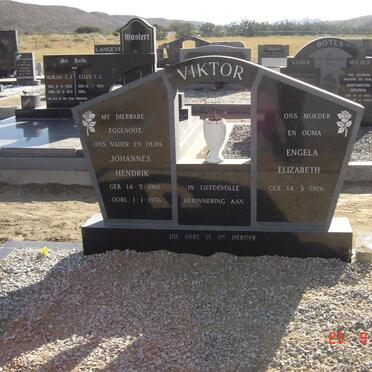 VIKTOR Johannes Hendrik 1910-1976 &amp; Engela Elizabeth 1926-