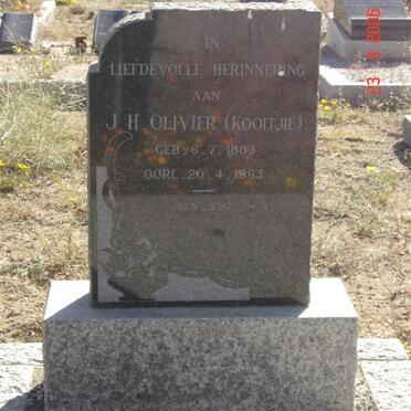 OLIVIER Jacobus Hendrik 1883-1963