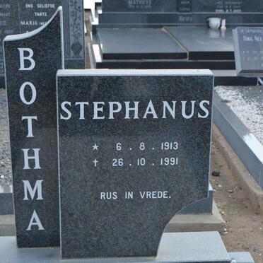 BOTHMA Stephanus 1913-1991