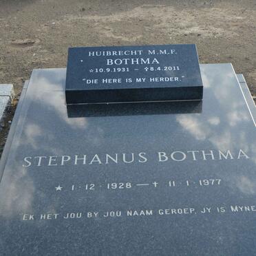 BOTHMA Stephanus 1928-1977 &amp; Huibrecht M.M.F. 1931-2011