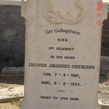 GRIEBENOW Erasmus Johannes 1887-1932