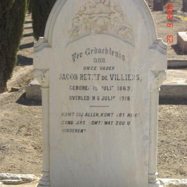 VILLIERS Jacob Retief, de 1863-1916