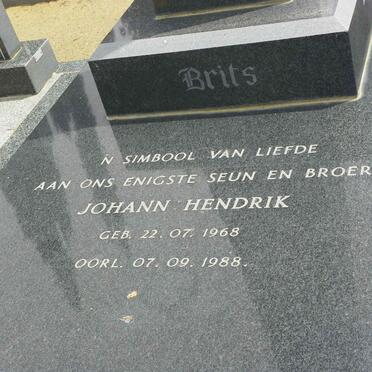 BRITS Johann Hendrik 1968-1988