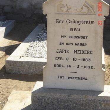 HEIBERG Japie 1883-1932