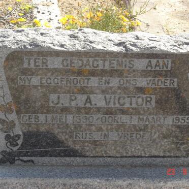 VICTOR J.P.A. 1890-1955