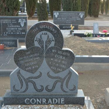 CONRADIE Dora 1919-1988