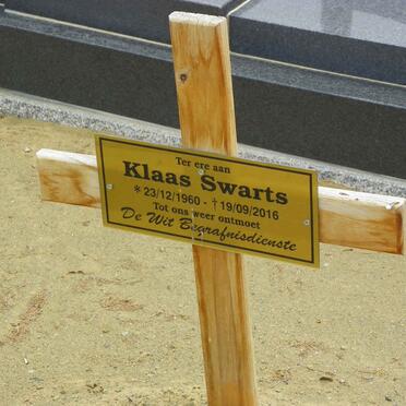 SWARTS Klaas 1960-2016