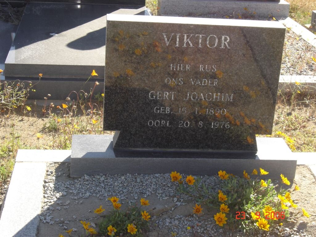 VIKTOR Gert Joachim 1890-1976