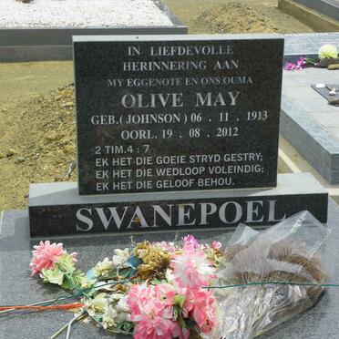 SWANEPOEL Olive May nee JOHNSON 1913-2012