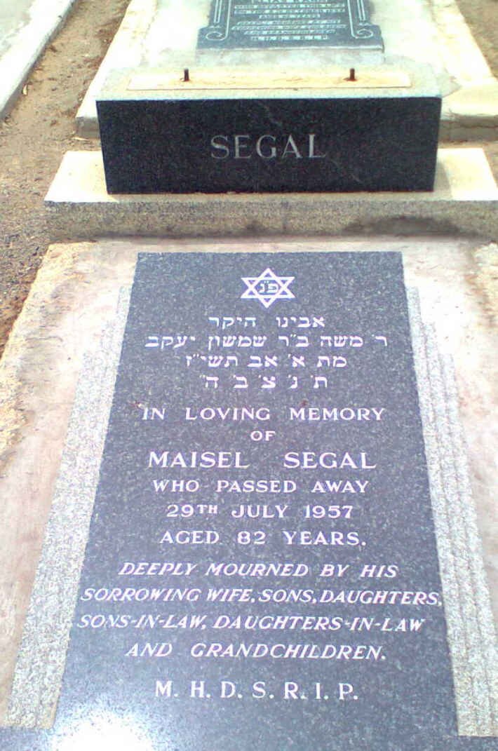 SEGAL Maisel -1957
