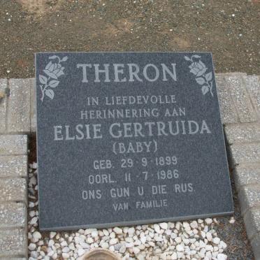 THERON Elsie Gertruida 1899-1986