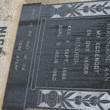 NIGRINI Hendrik 1888-1960