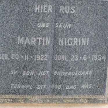 NIGRINI Martin 1922-1954