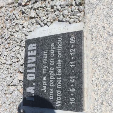 OLIVER J.A. 1941-2009
