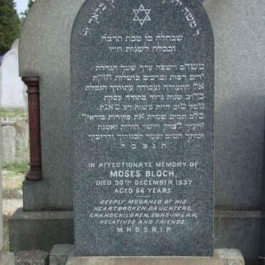 BLOCH Moses -1937