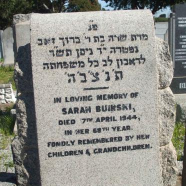 BUIRSKI Sarah -1944 