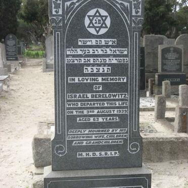 BERELOWITZ Israel -1939