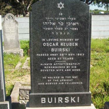 BUIRSKI Oscar Reuben -1963 