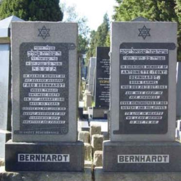 BERNHARDT Fred -1941 &amp; Antoinette CARMEL -1945