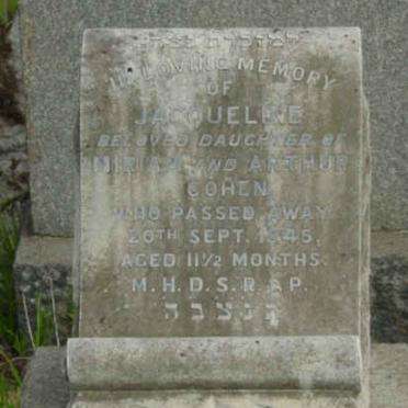 COHEN Jacqueline -1945